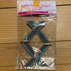 The Mandy Striped Replacement Flip-Flop Straps - Multicolor